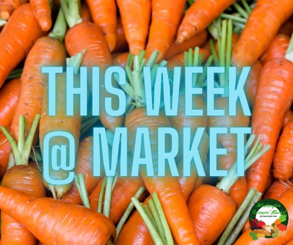 It'll be a warm one, but we can't wait to see you at the Washington Farmers' Market this week!
