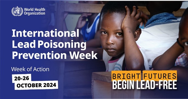 20-26 October 2024 is International Lead Poisoning Prevention Week!