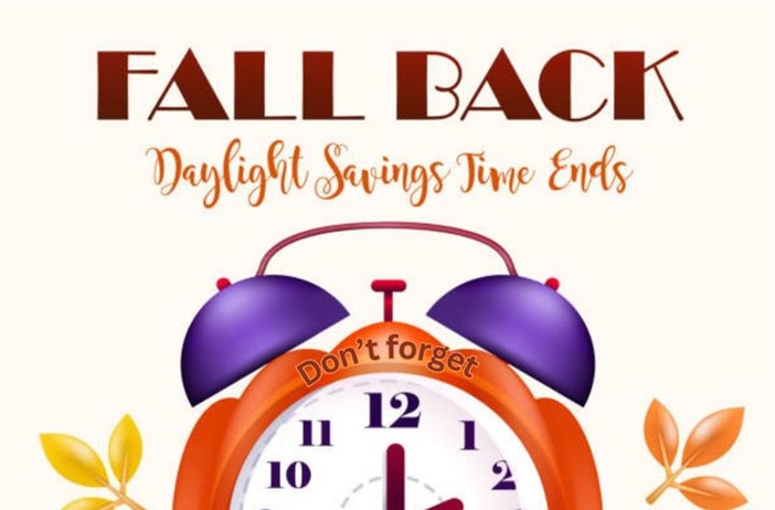 ⏰This is your friendly reminder...before you go to bed tonight...turn your clocks back 1 hour!⏰