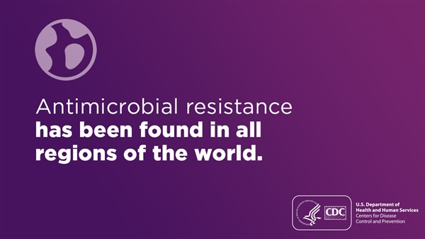 #AntimicrobialResistance has been identified in all regions of the world & can spread rapidly from one part of the globe to anot...