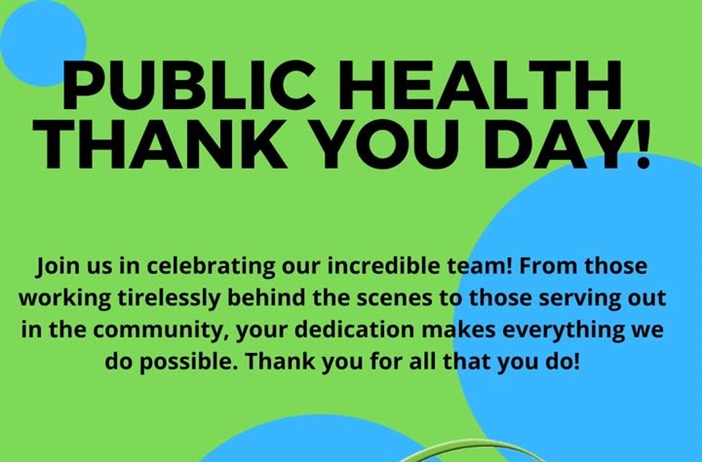 Join us in sending a heartfelt thank you to everyone dedicated to protecting and advancing public health