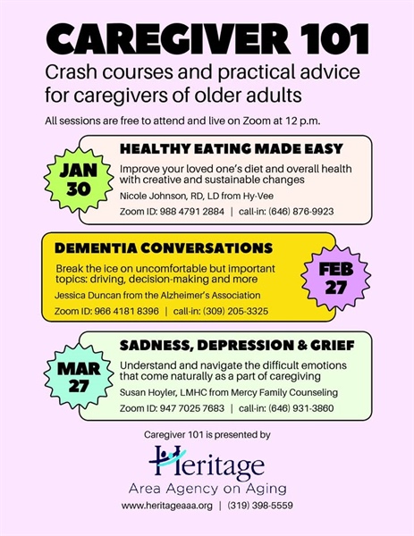 📣 Caregiver 101 Courses Now Available!