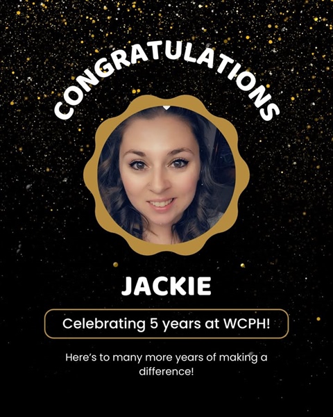 🎉🎊 Happy 5-Year Workaversary, Jackie!