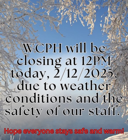 🚨 Weather Alert: Early Closure Today 🚨