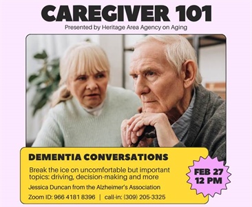 📣 TODAY'S THE DAY--Caregiver 101 Course!