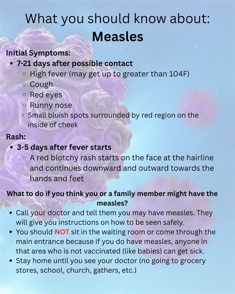 🛑 Measles cases are on the rise—make sure you know the signs and how to protect your family!