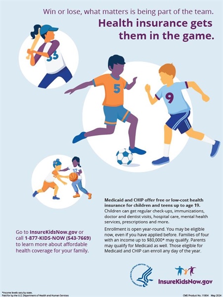 ⚽🏀⚾ Being part of the team is what counts — and health insurance helps make it possible!