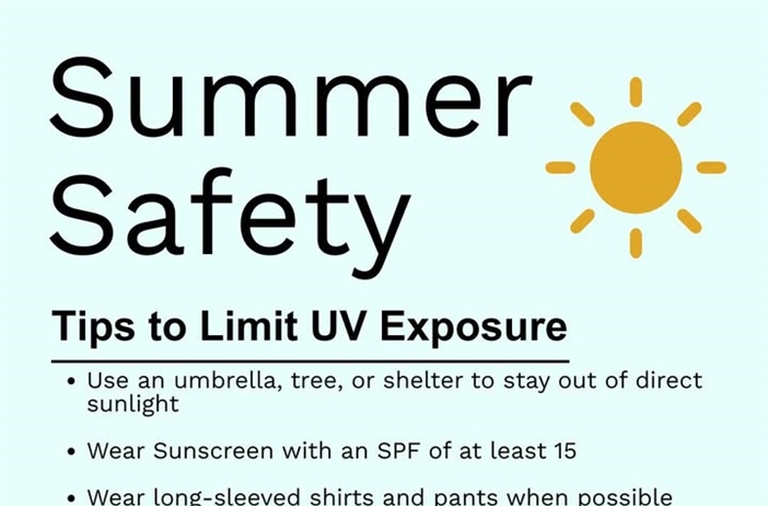 ☀️🌞 Summer Safety Tip: Protect Yourself from UV Rays!