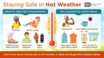 Be sure to stay safe in this warmer weather
