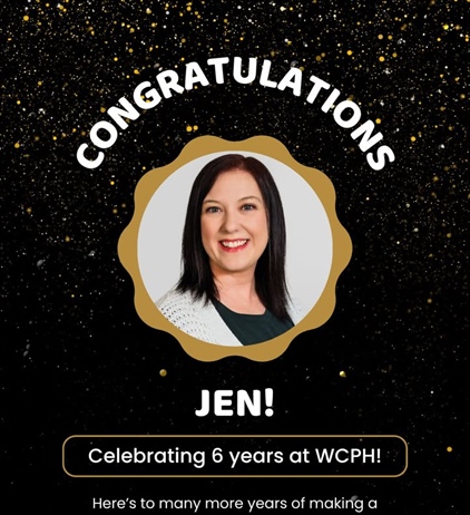 🎉🎊 Happy 6-Year Workaversary, JEN!
