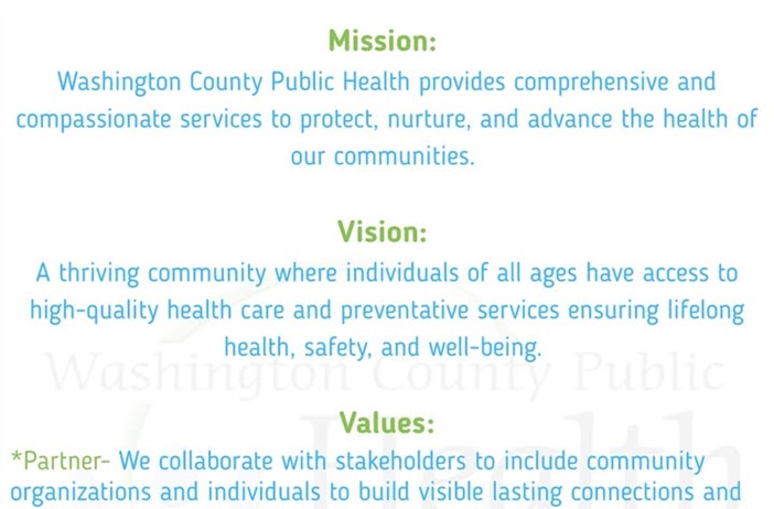 Washington County Public Health's cover photo
