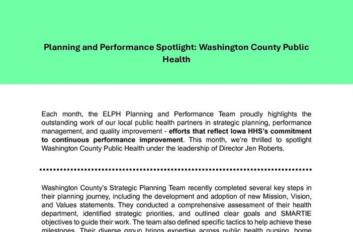 ✨ Spotlight on Washington County Public Health ✨