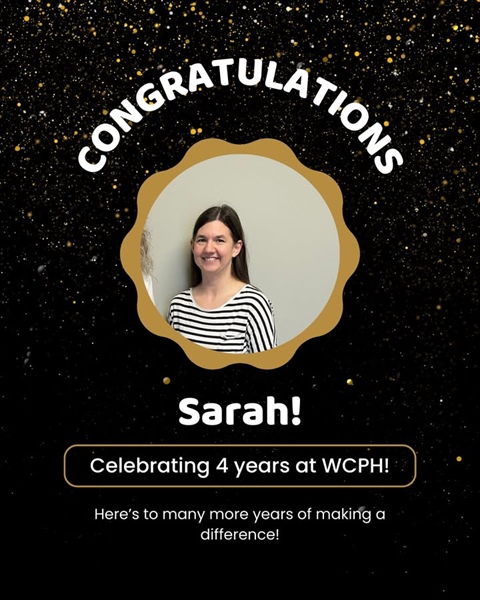 🎉🎊 Happy 4-Year Workaversary, Sarah!