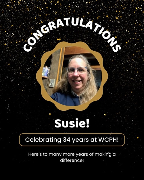 🎉🎊 Happy 34-Year Workaversary, Susie!