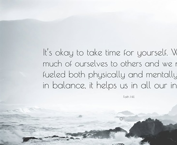 🫂 Take Time for Yourself
