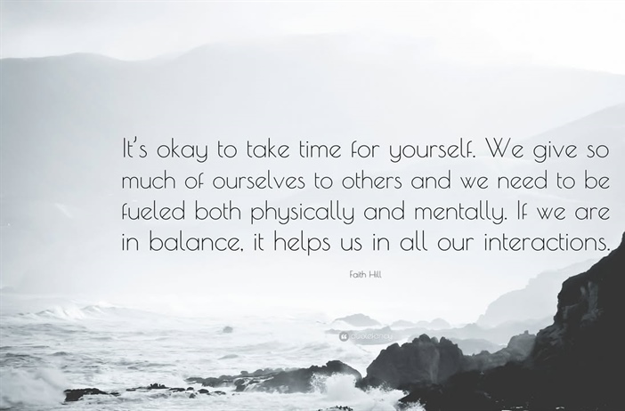 🫂 Take Time for Yourself