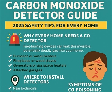 Carbon Monoxide Safety Tip🔥🚨
