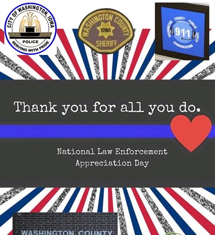 🚓💙 Today we honor and thank our law enforcement officers