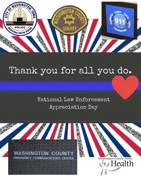 🚓💙 Today we honor and thank our law enforcement officers