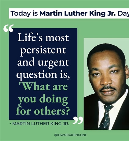 Today we honor the life and legacy of Dr