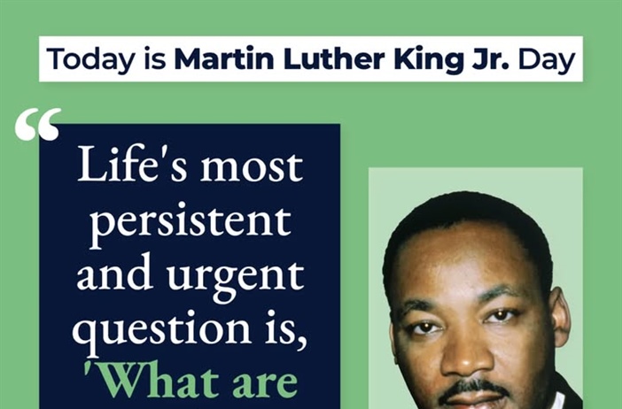 Today we honor the life and legacy of Dr