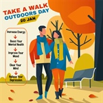 🚶‍♀️🌳 It’s Take a Walk Outdoors Day!