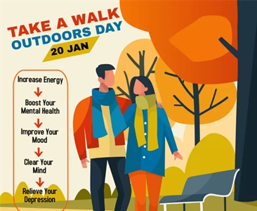 🚶‍♀️🌳 It’s Take a Walk Outdoors Day!
