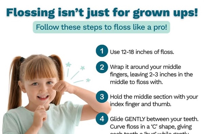 🦷✨ Flossing Isn’t Just for Grown-Ups!