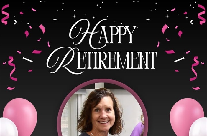 Today we celebrate a very special milestone — Happy Retirement!