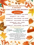 The October schedule for our Vaccines for Children (VFC) program and our Vaccines for Adults (VFA) program is here!