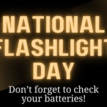 🔦 Happy National Flashlight Day!