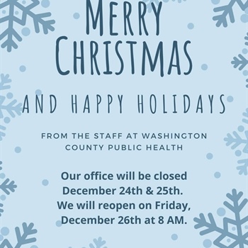 🎄💚 Merry Christmas from Washington County Public Health!💚🎄