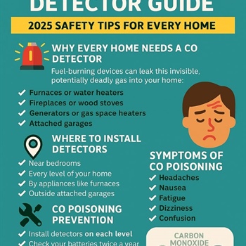 Carbon Monoxide Safety Tip🔥🚨