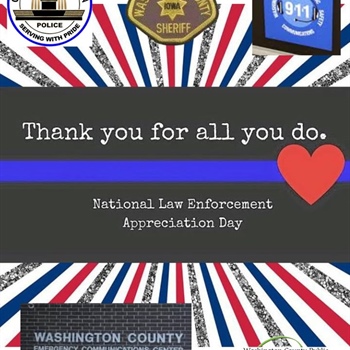 🚓💙 Today we honor and thank our law enforcement officers