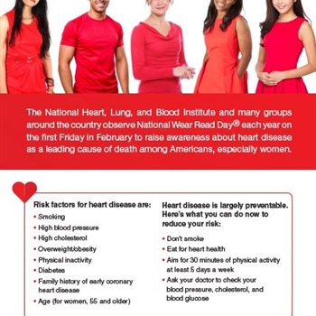 ❤️ National Wear Red Day ❤️