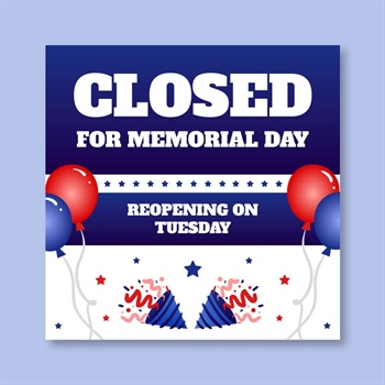 Wishing everyone a safe and meaningful Memorial Day